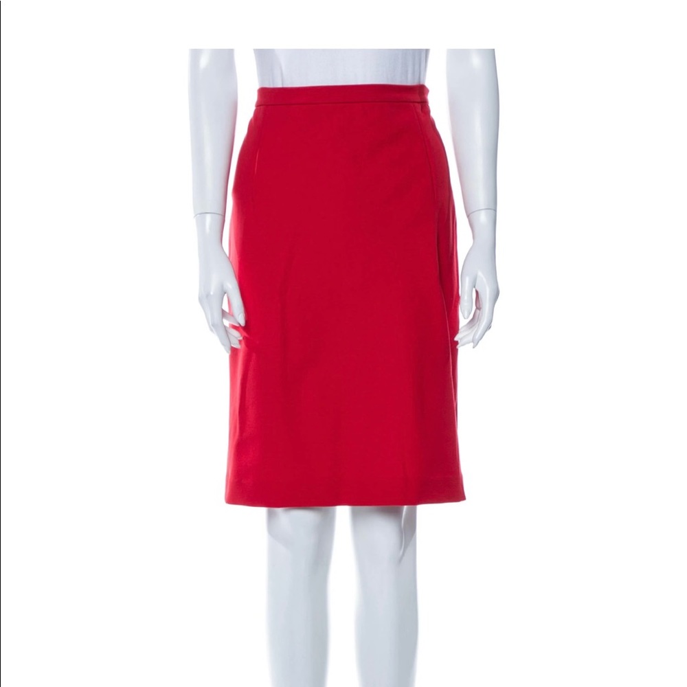 Diane von Furstenberg dvf Kimmie Skirt red 2
